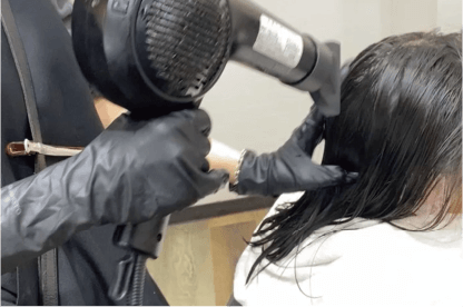 5.キューティクルを閉じる